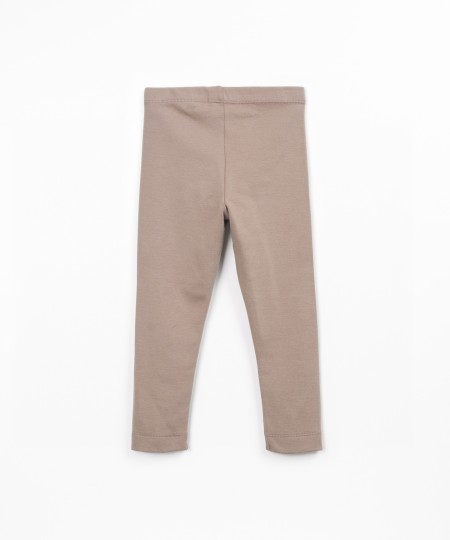 Legging uni en maille