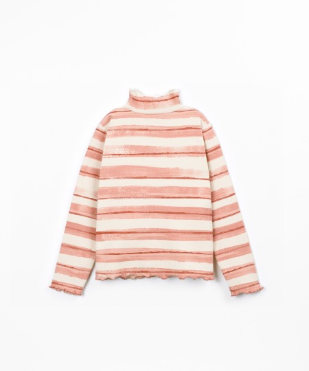 T-shirt en maille ray?