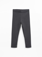 Plain knit leggings