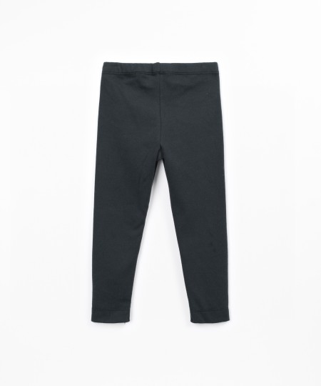 Plain knit leggings