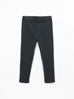 Plain knit leggings