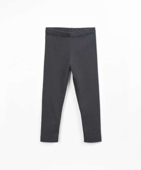 Plain knit leggings
