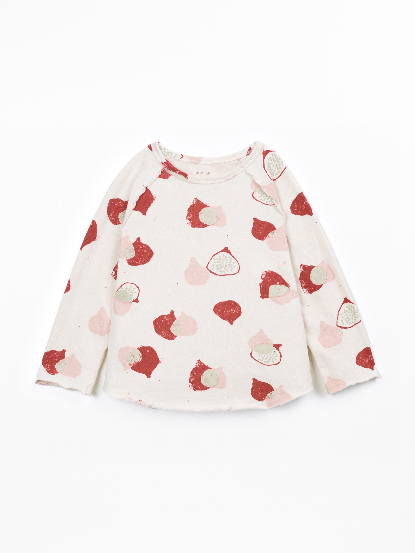 T-shirt en maille à imprimé figues