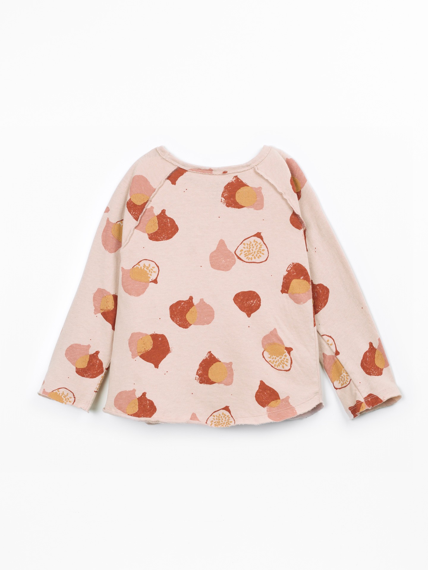T-shirt en maille à imprimé figues