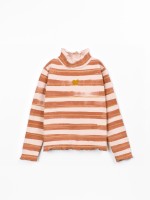 Striped knit T-shirt