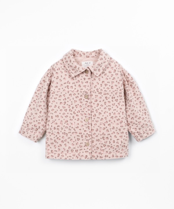 Printed twill shirt