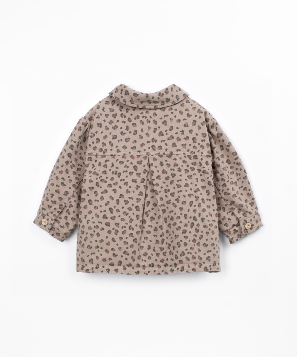 Camisa de sarga estampada