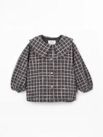 Woven blouse with check pattern Woven blouse with check pattern