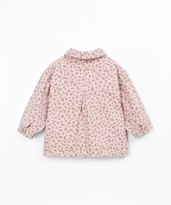 Camisa de sarja com estampado