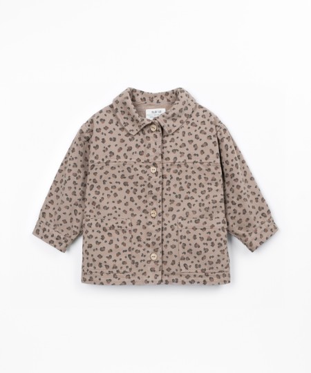 Chemise en sergé imprimée