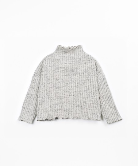 Organic cotton knit sweater