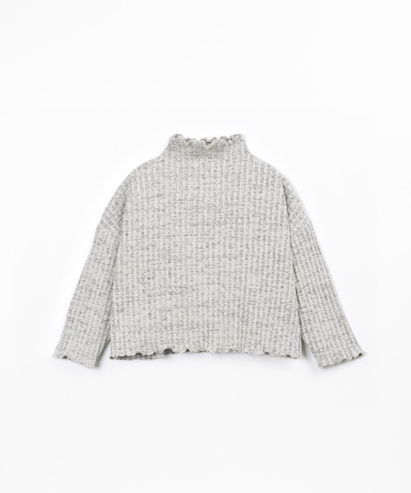 Organic cotton knit sweater