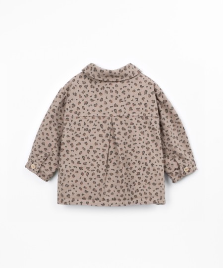 Camisa de sarga estampada