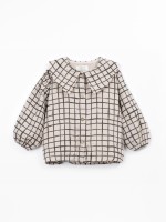Woven blouse with check pattern Woven blouse with check pattern
