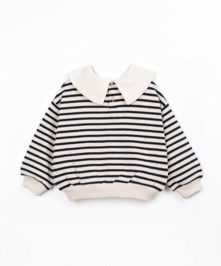 Jersey de punto con mezcla de algodón y fibras recicladas