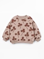 Sweater with floral print