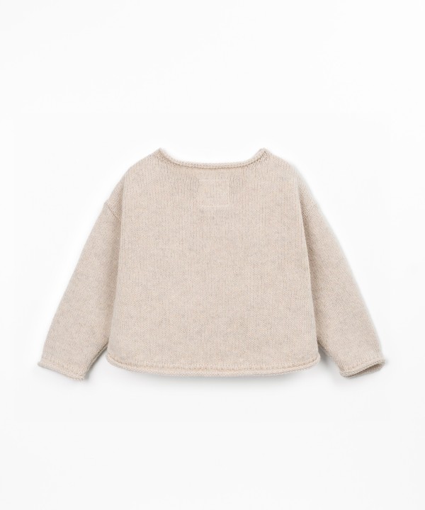 Camisola de malha tricot