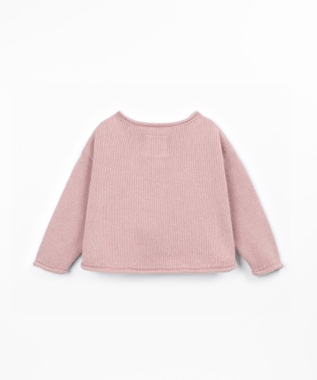 Pull en maille tricotée