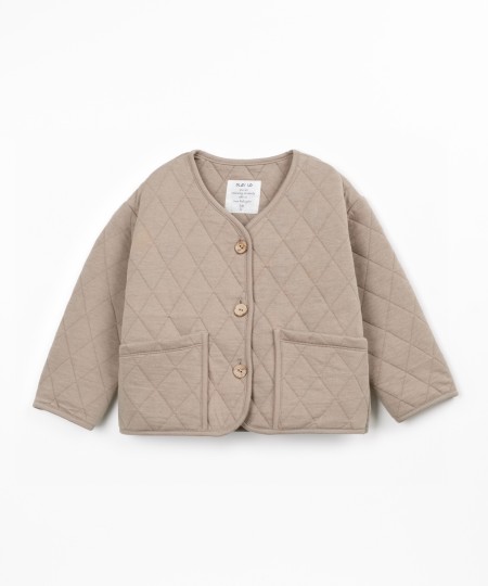 Padded jacket with pockets
