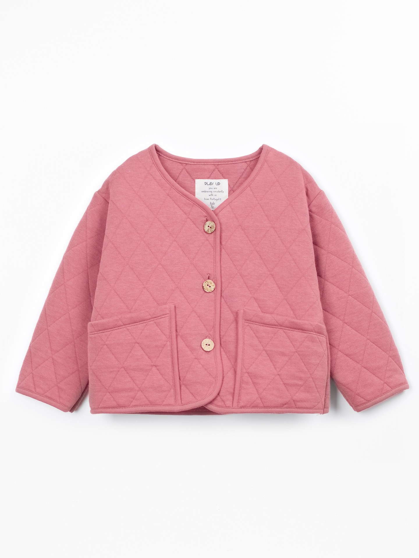 Padded jacket with pockets