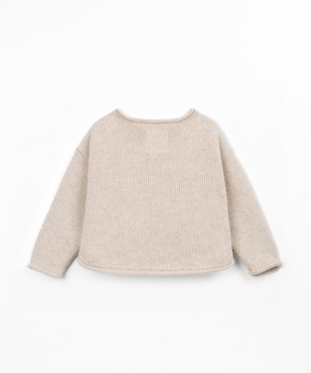 Camisola de malha tricot