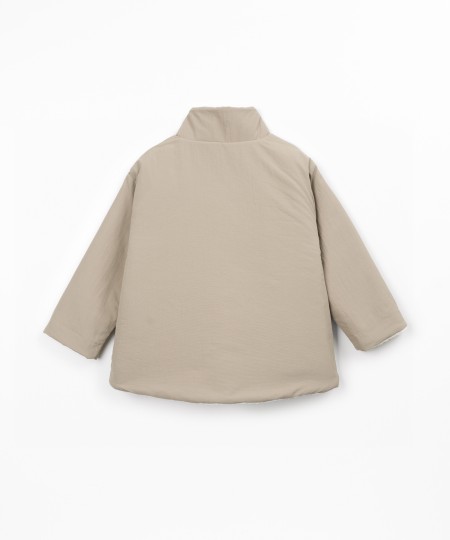 Parka with fur lining