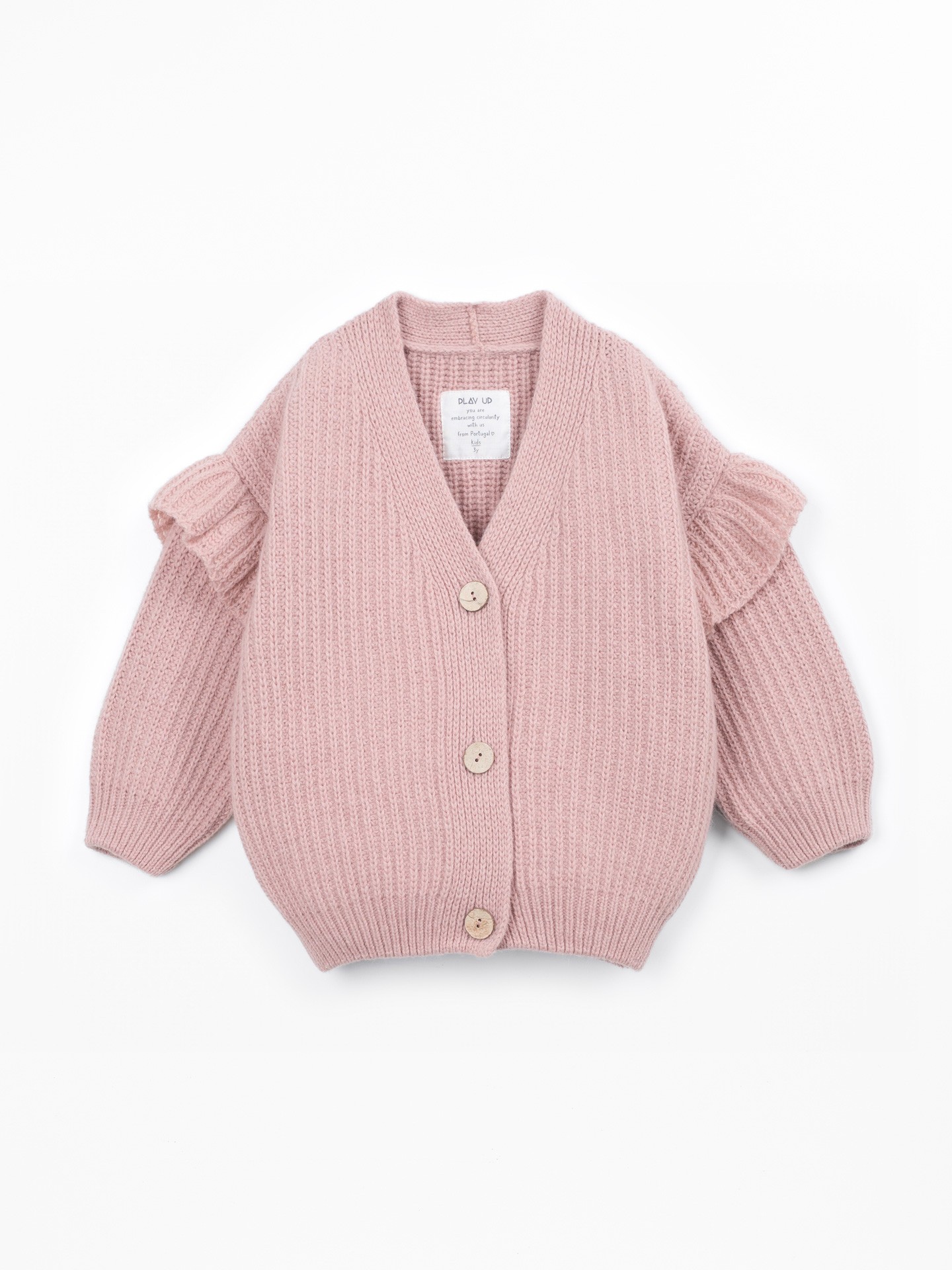 Veste en maille tricotée
