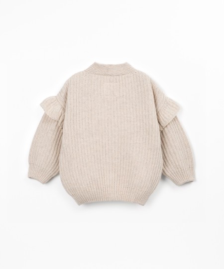 Casaco de malha tricot