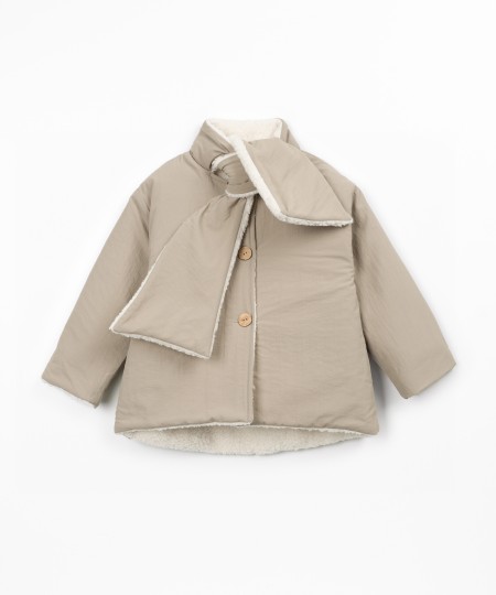 Parka with fur lining