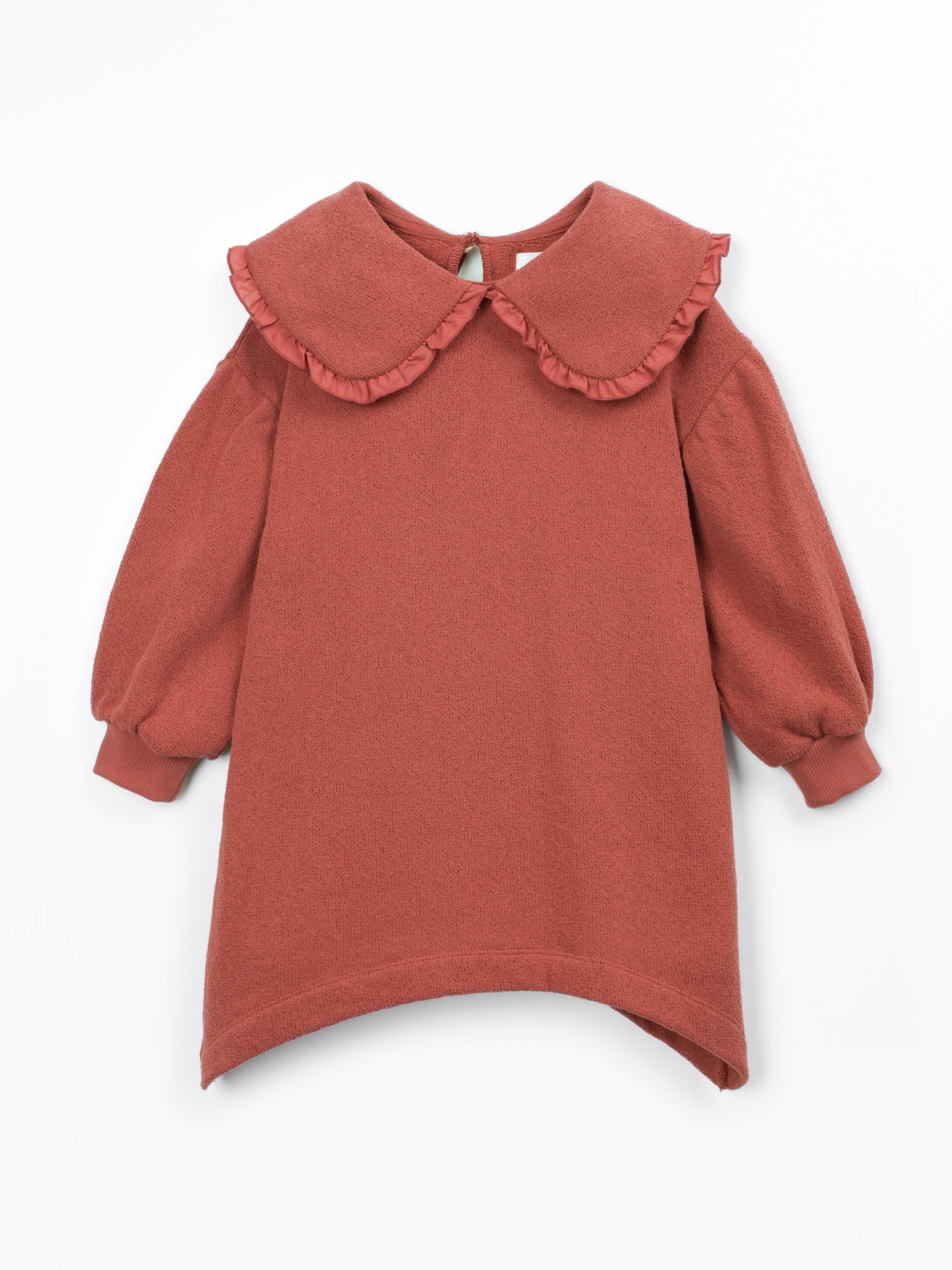 Robe en maille avec col