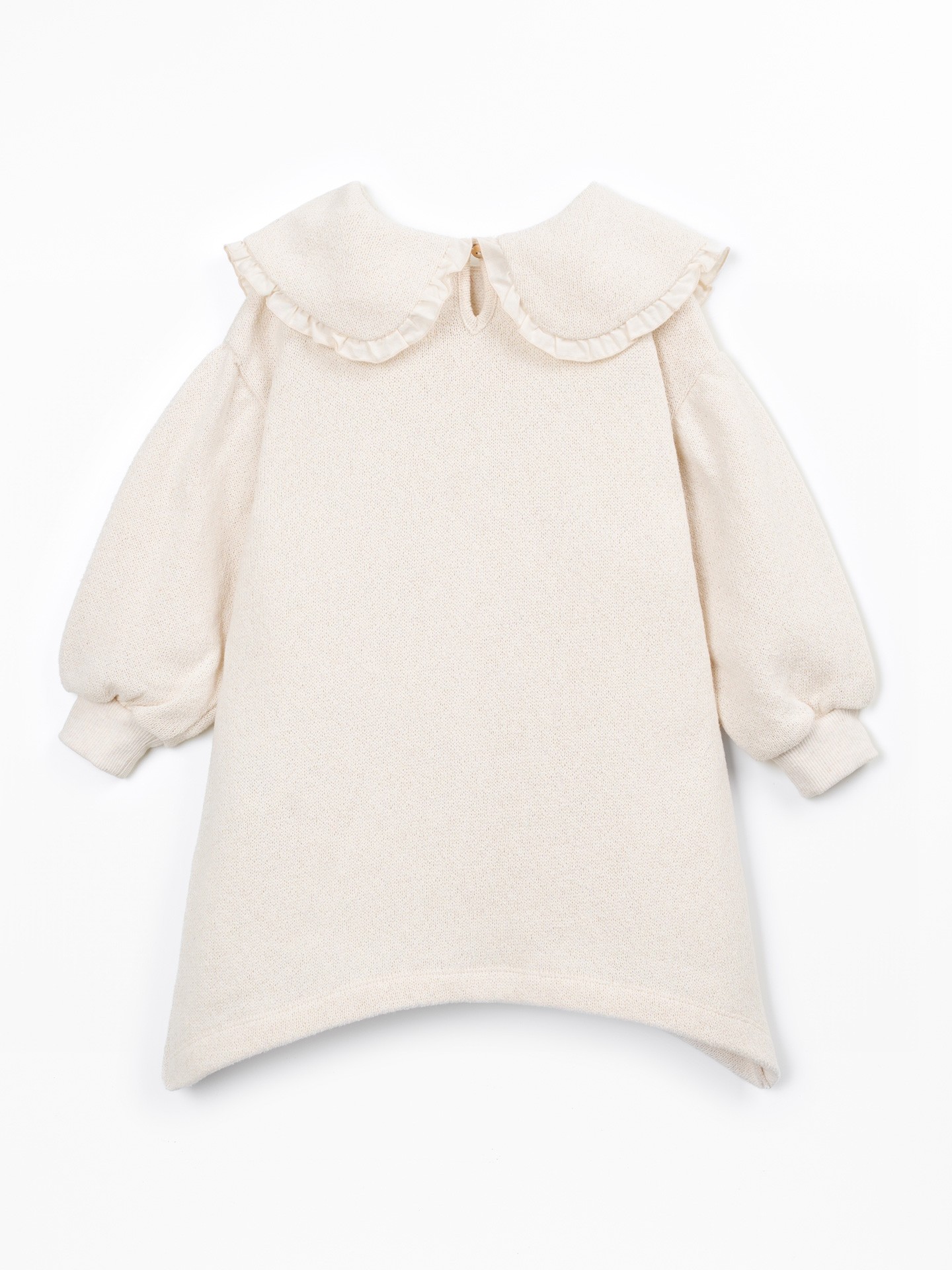 Robe en maille avec col