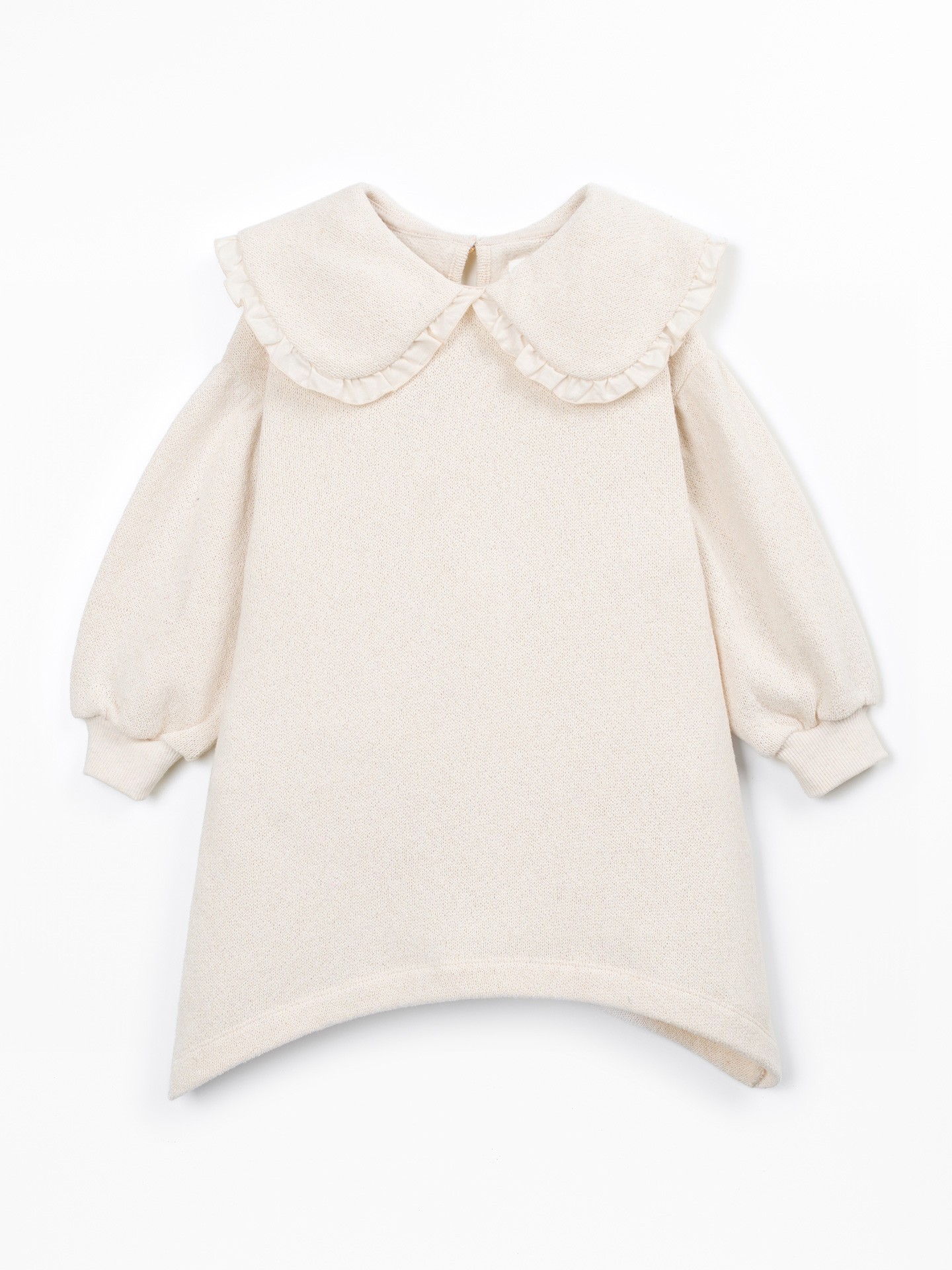 Robe en maille avec col