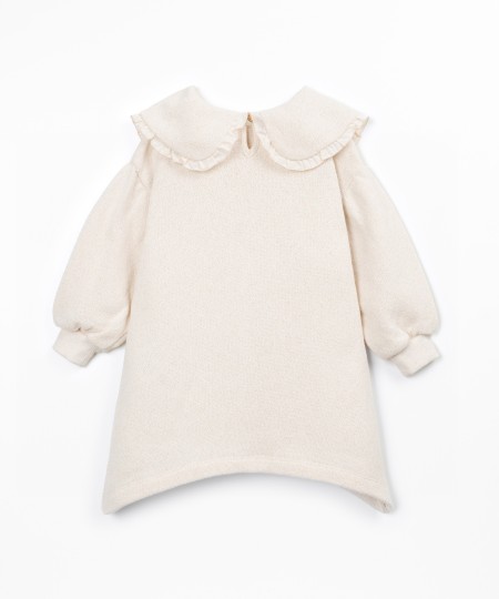 Robe en maille avec col