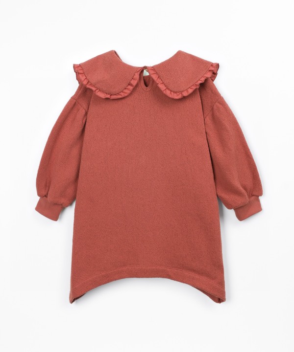 Vestido de punto con cuello