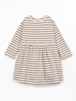 Striped knit dress