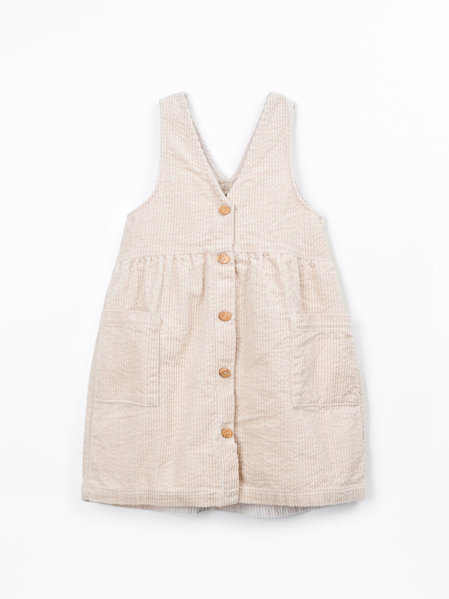 Robe en velours côtelé de coton