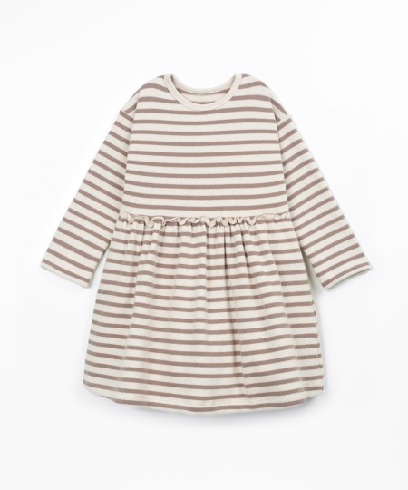Vestito in maglia a righe