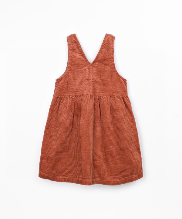 Vestito in velluto a coste di cotone