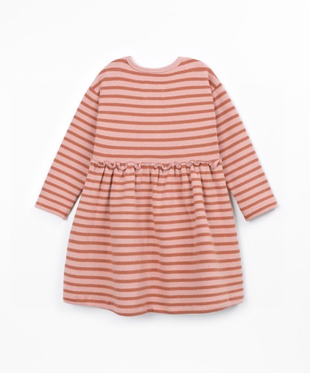 Vestito in maglia a righe