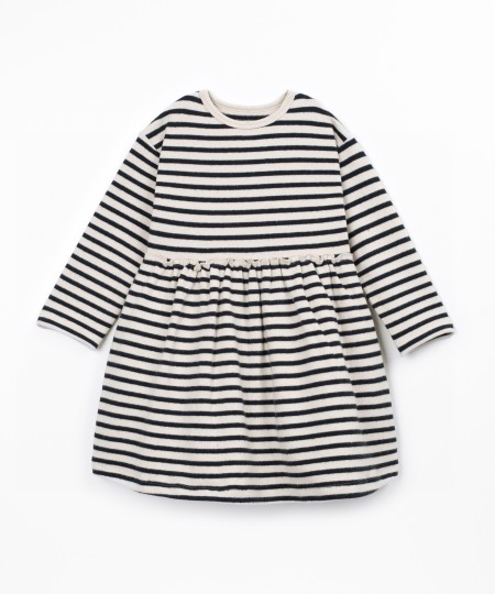 Striped knit dress
