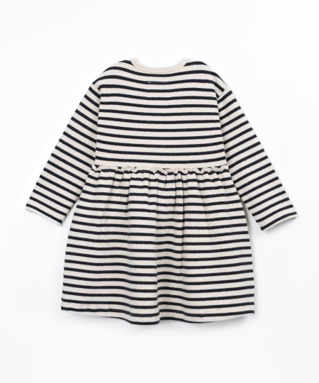 Striped knit dress