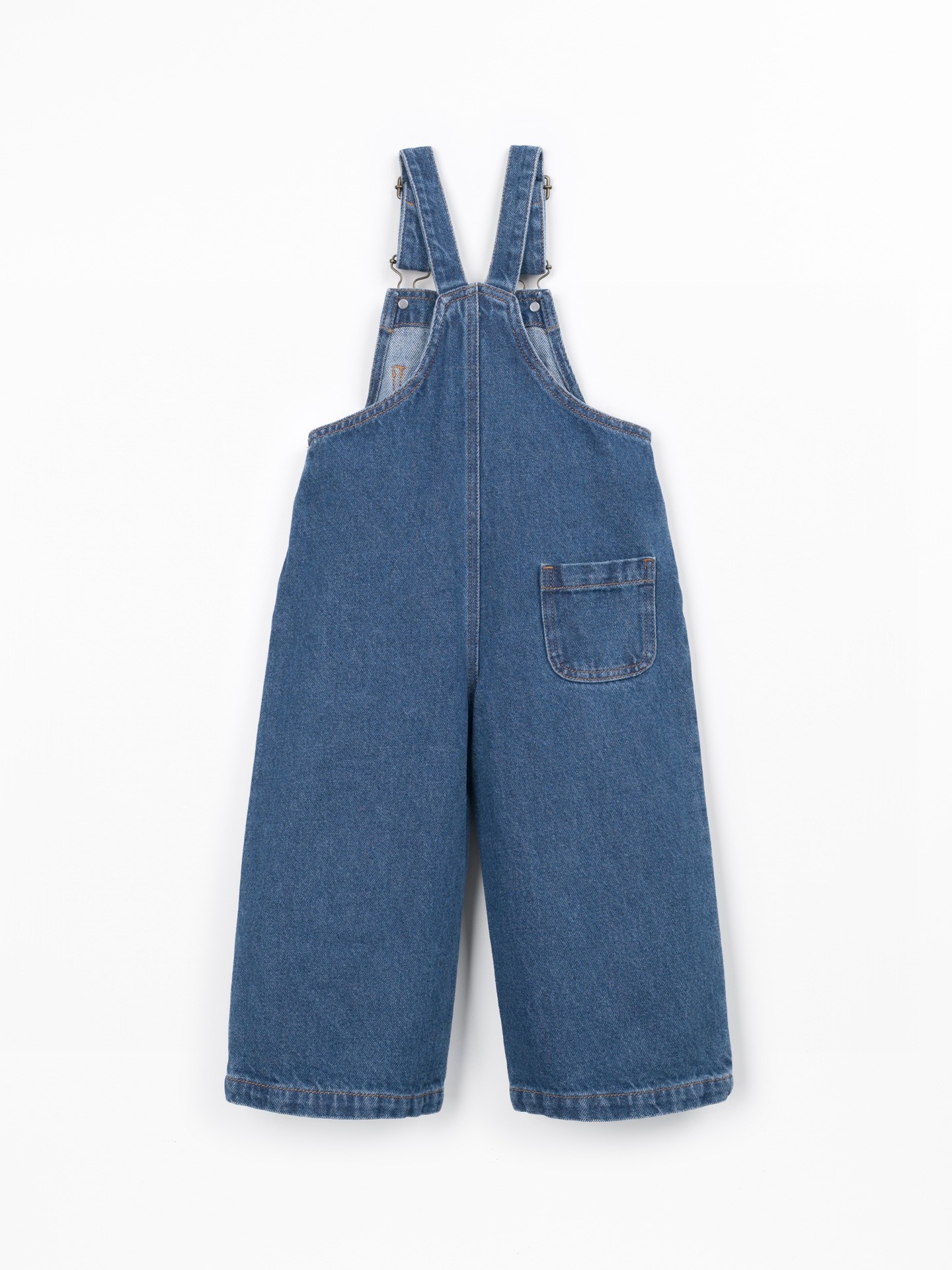 Denim dungarees with adjustable straps