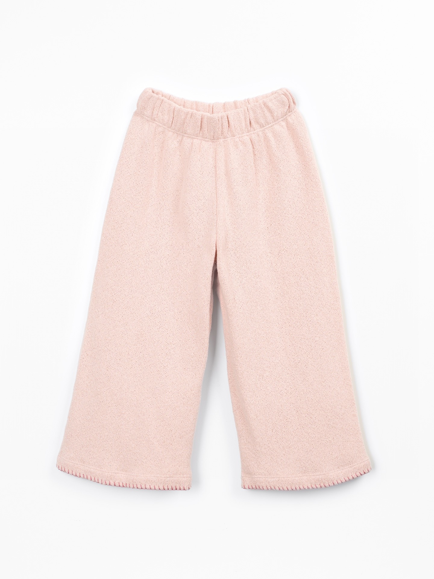 Pantalon en maille avec mélange de fibres