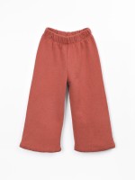 Knitted trousers with fibre blend