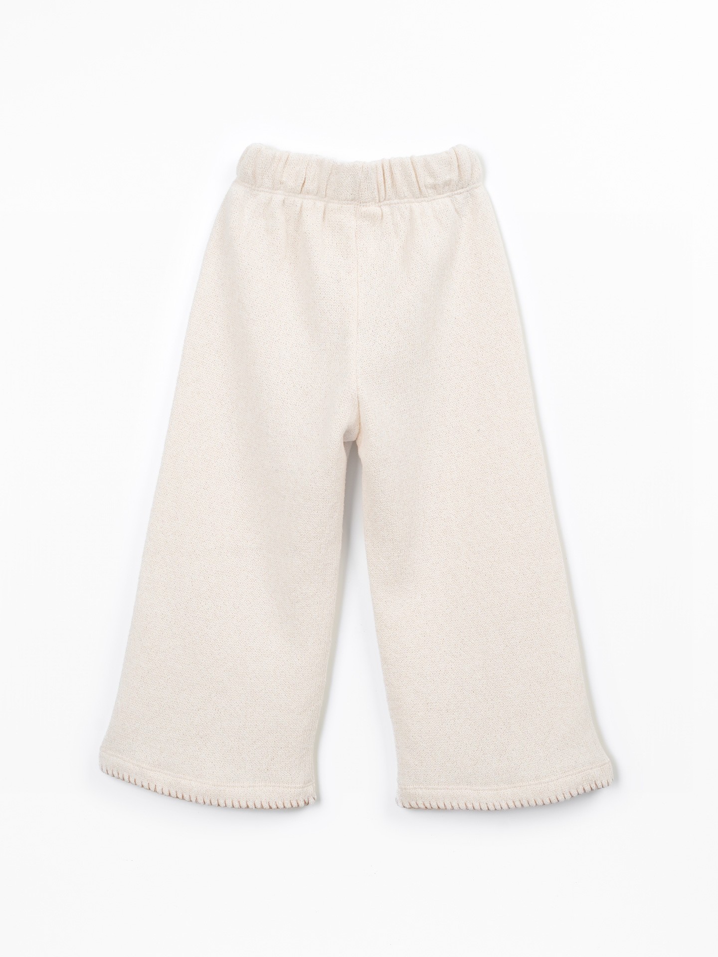 Pantalon en maille avec mélange de fibres