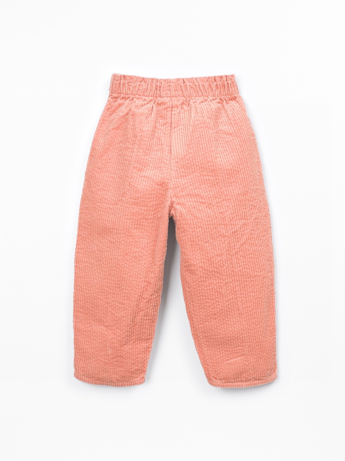 Pantaloni in velluto a coste con vita elasticizzata