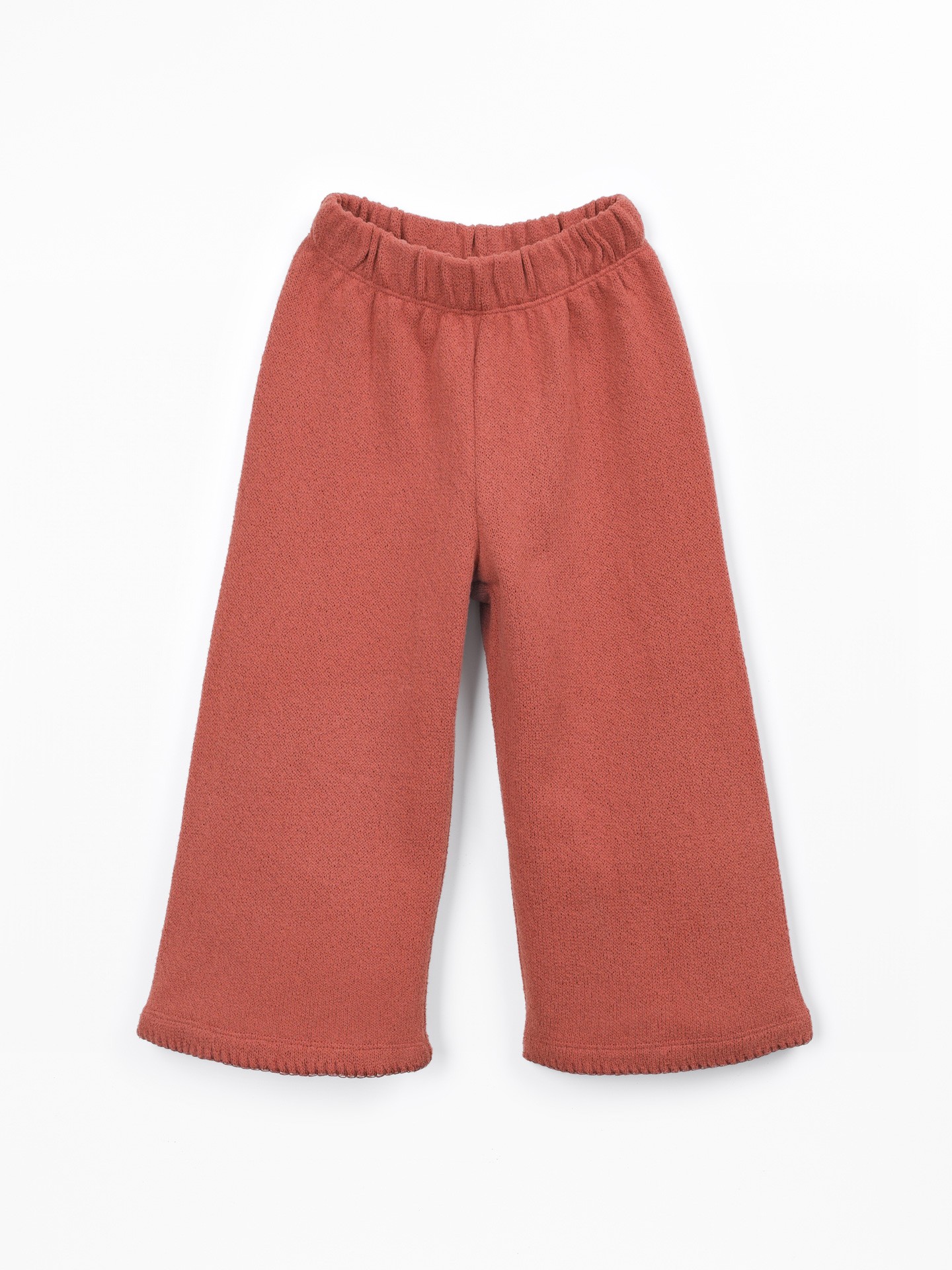 Pantalon en maille avec mélange de fibres