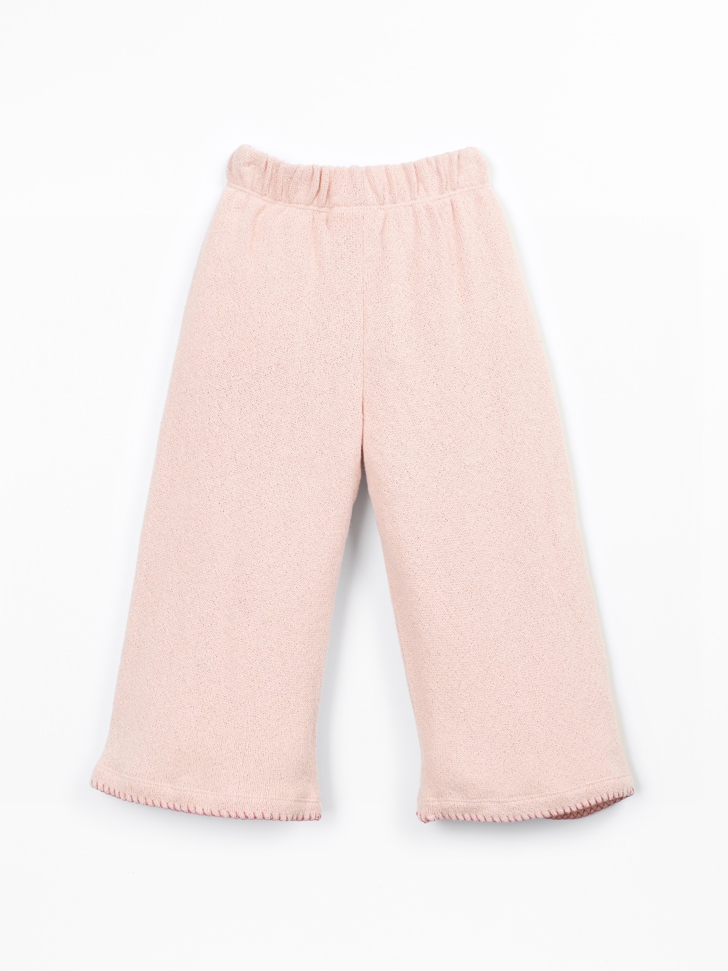 Pantalon en maille avec mélange de fibres