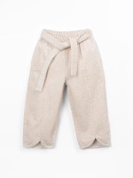 Corduroy trousers with elastic waistband