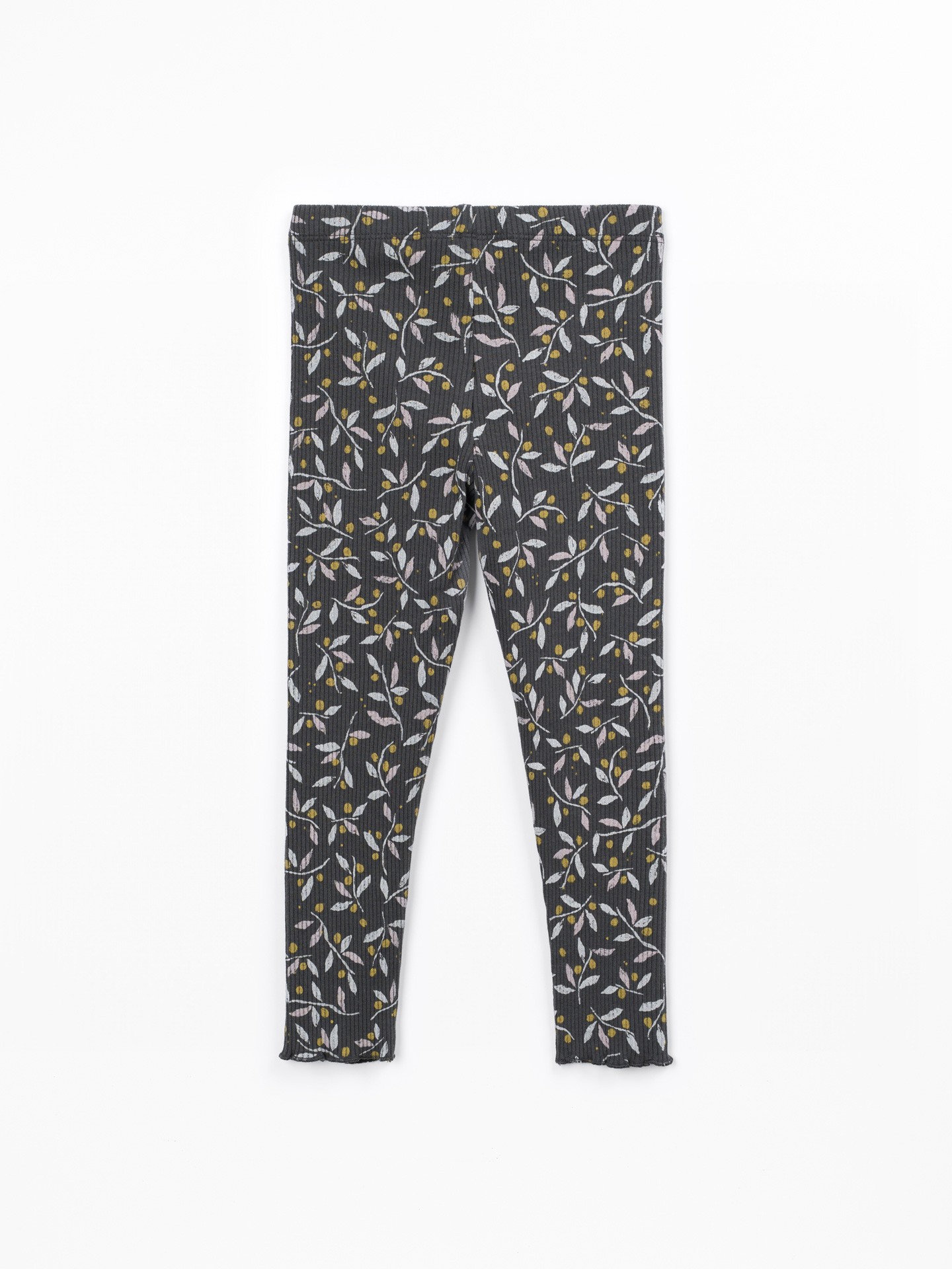 Leggings in maglia con mix di fibre